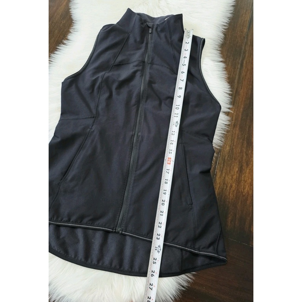 Lululemon Hill And Valley Vest Women's Size 8 Black Full Zip Running Athleisure - Picture 7 of 9